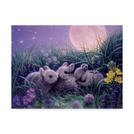 Kirk Reinert 'Moon Babies' Canvas Art,18x24